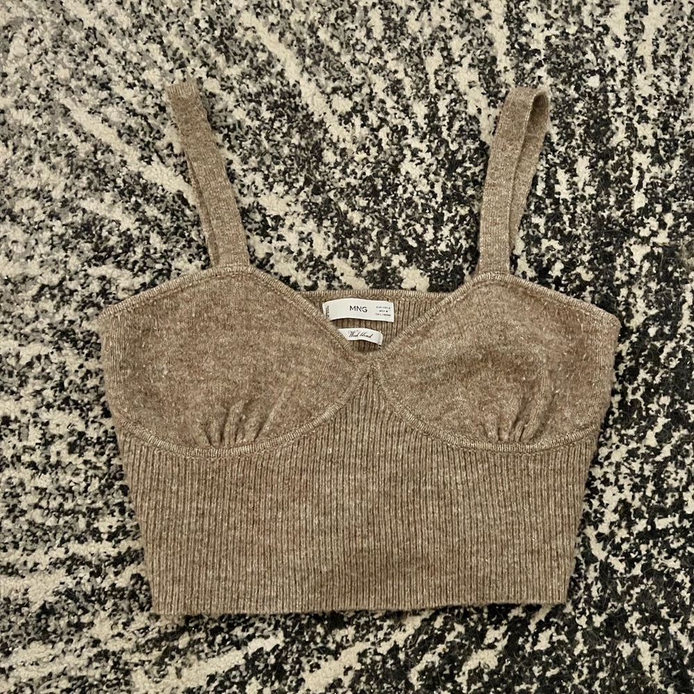 Mango knit strap top - Picture 2 of 4
